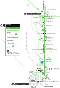 CCG transportation map, green